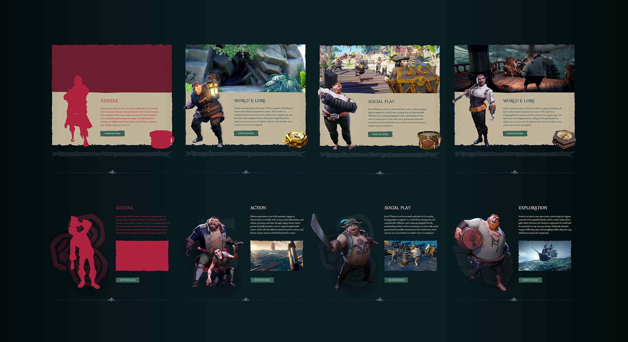 Image showing unique designs from the same UI component